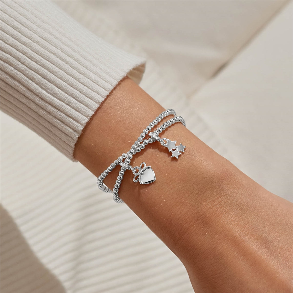 Joma Boxed Infinity Merry Christmas Set of 2 Bracelets