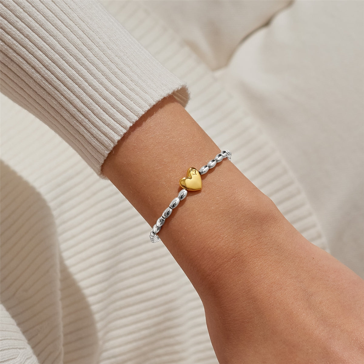 Joma Boxed Star Bauble Season To Sparkle Heart Bracelet