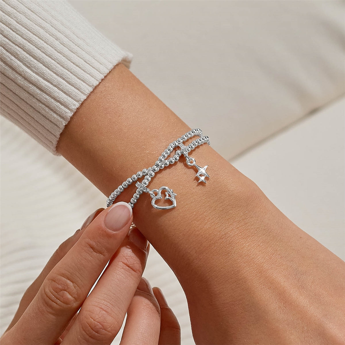 Joma Boxed Infinity Christmas Wishes Set of 2 Bracelets