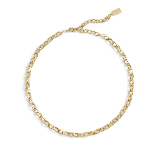 Coach Gold C Link Chain Flex Choker