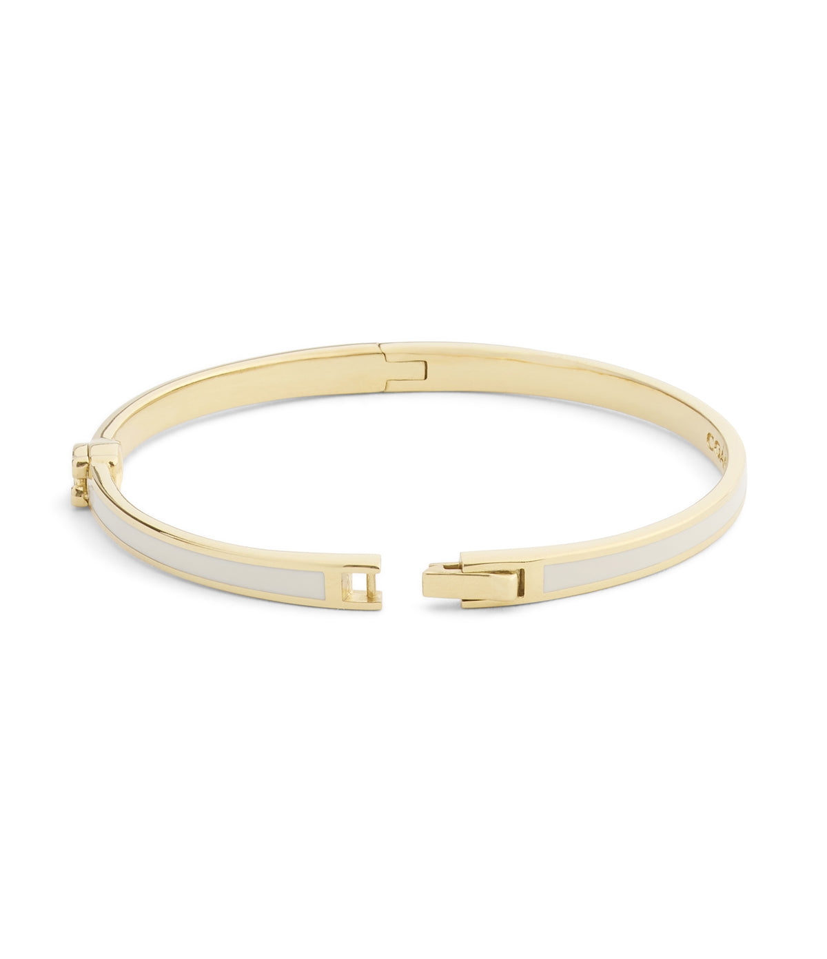 Coach Gold Chalk C Logo Boxed Bangle