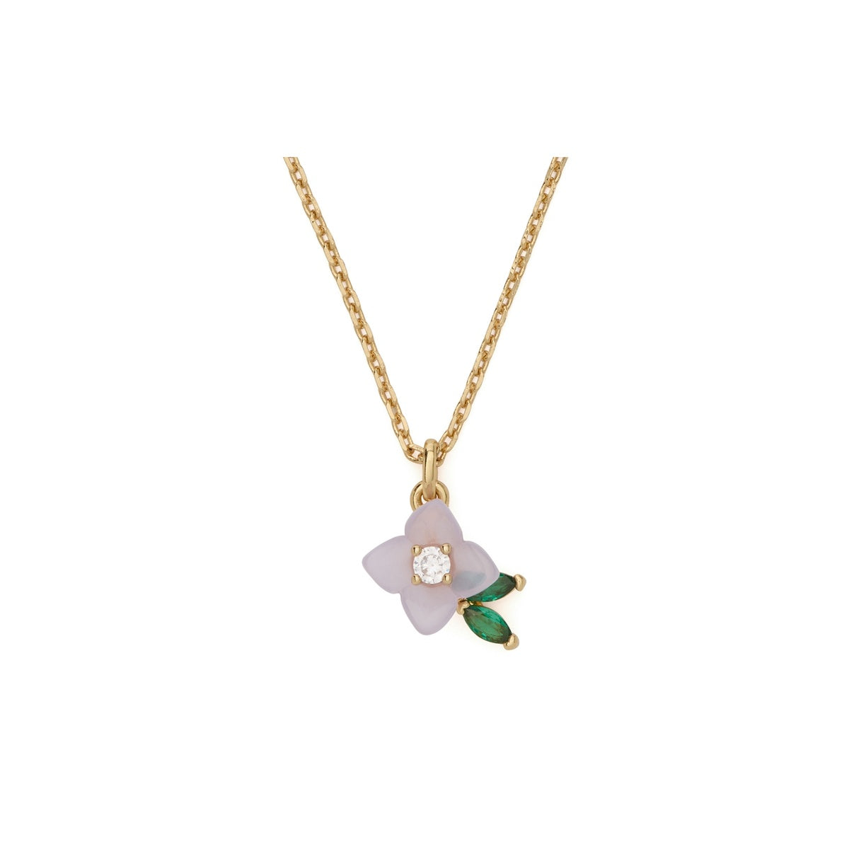 Kate Spade New York Gold Gift Appreciate You Flower Necklace