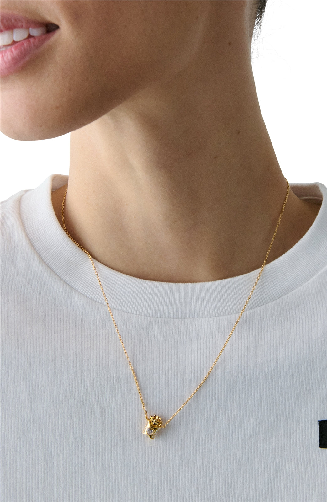 Kate Spade New York Gold Gifting FryDay CZ Necklace