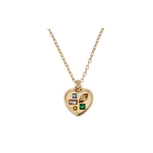 Kate Spade New York Gold Gifting Self Love Multi Cut Necklace