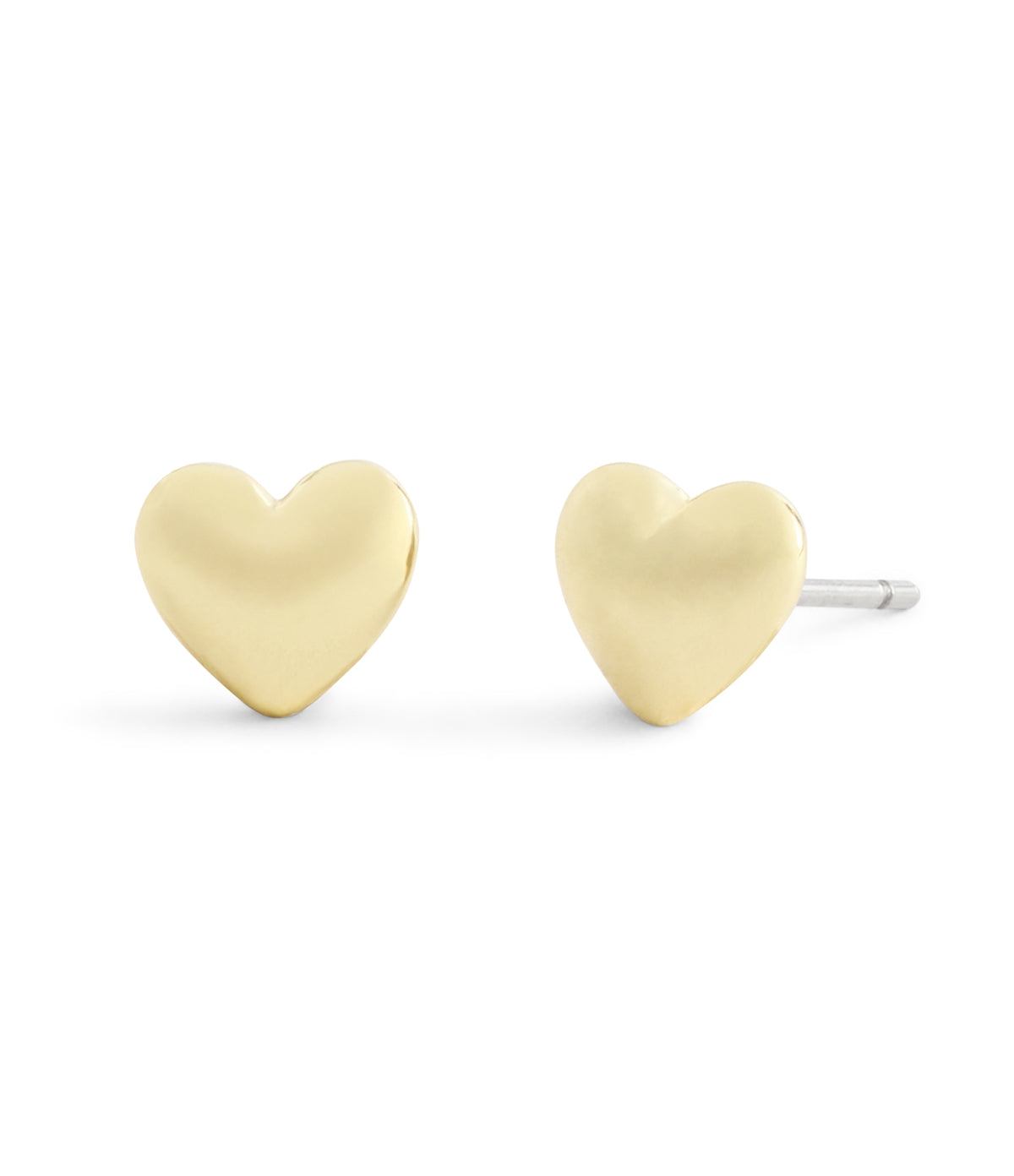 Coach Gold Heart Crystal Boxed Stud and Necklace Set