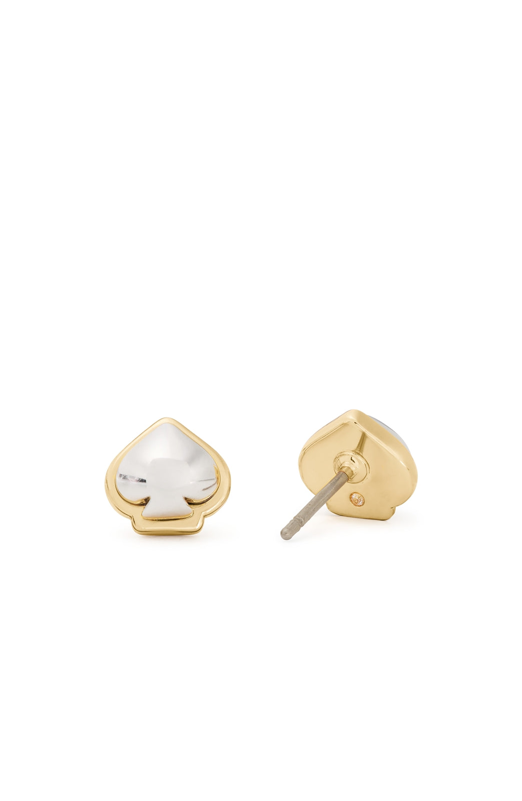 Kate Spade New York Gold Mix Domed Sculpted Spade Studs