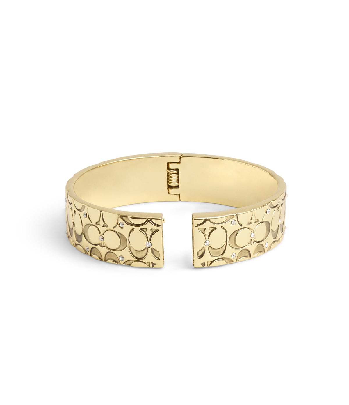 Coach Gold Quilted Bangle