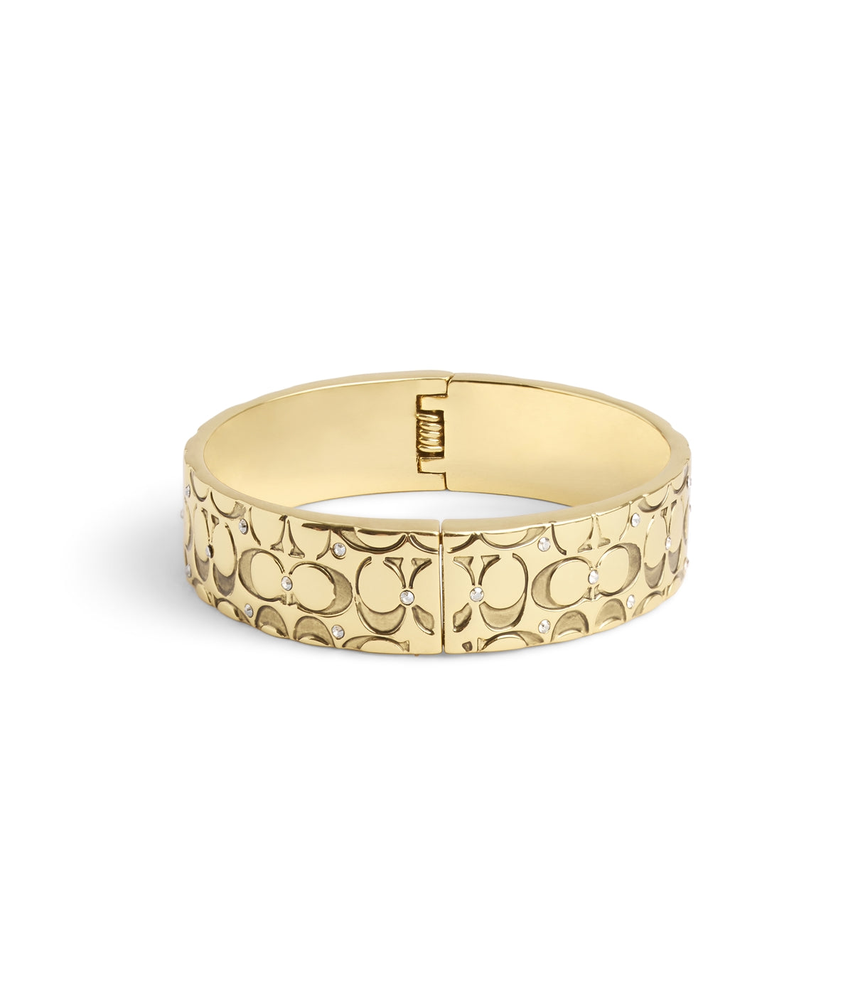 Coach Gold Quilted Bangle