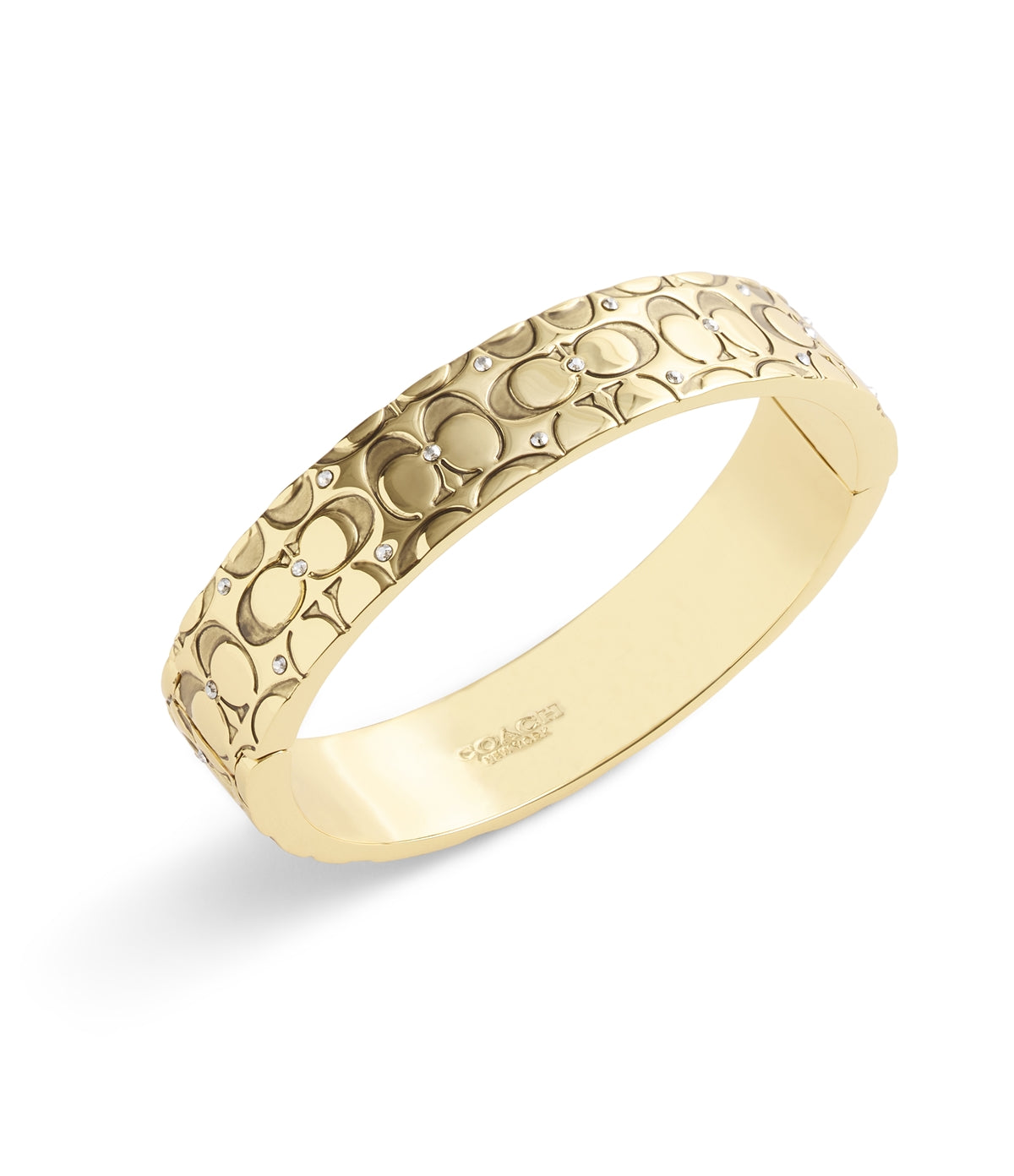 Coach Gold Quilted Bangle