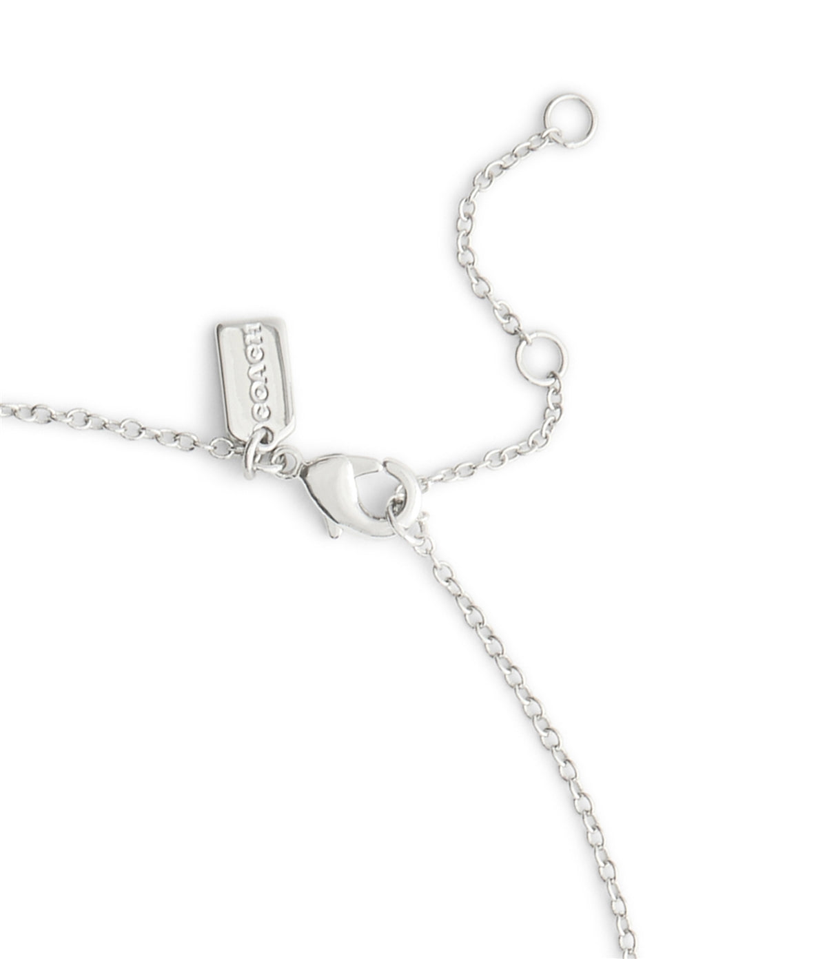 Coach Silver Star Crystal Boxed Studs and Necklace Set