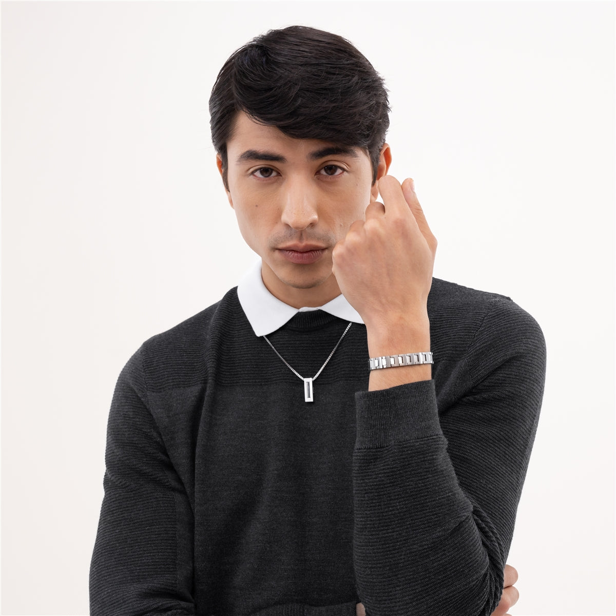 Boss Silver Candor Necklace