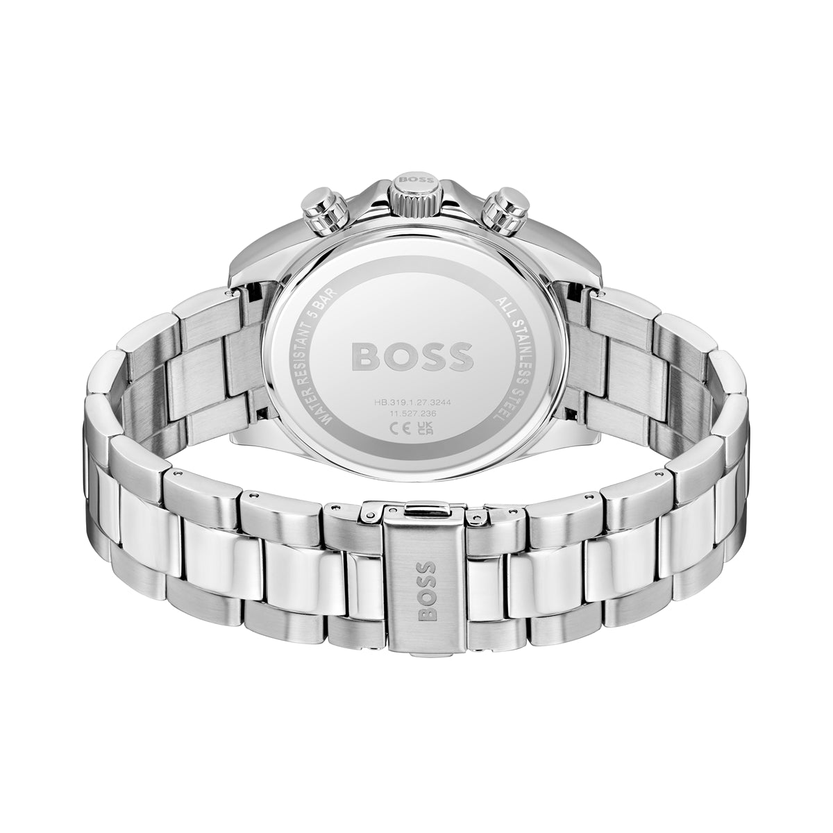 Boss Hero 2.0 Chronograph Quartz Black Silver Watch