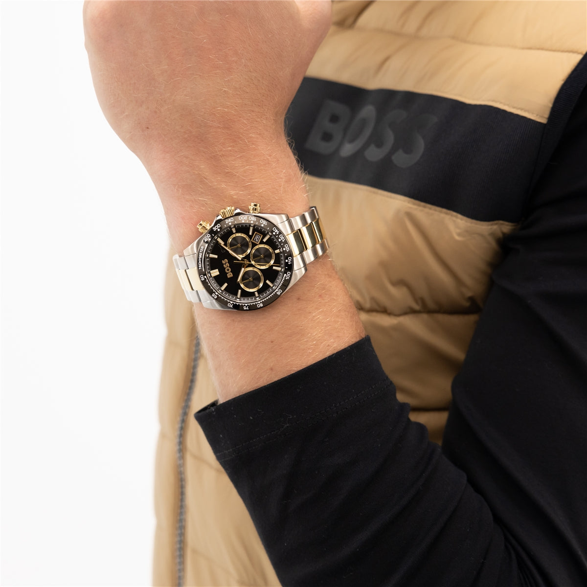 Boss Hero 2.0 Chronograph Quartz Black Gold Watch