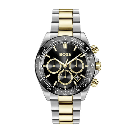 Boss Hero 2.0 Chronograph Quartz Black Gold Watch