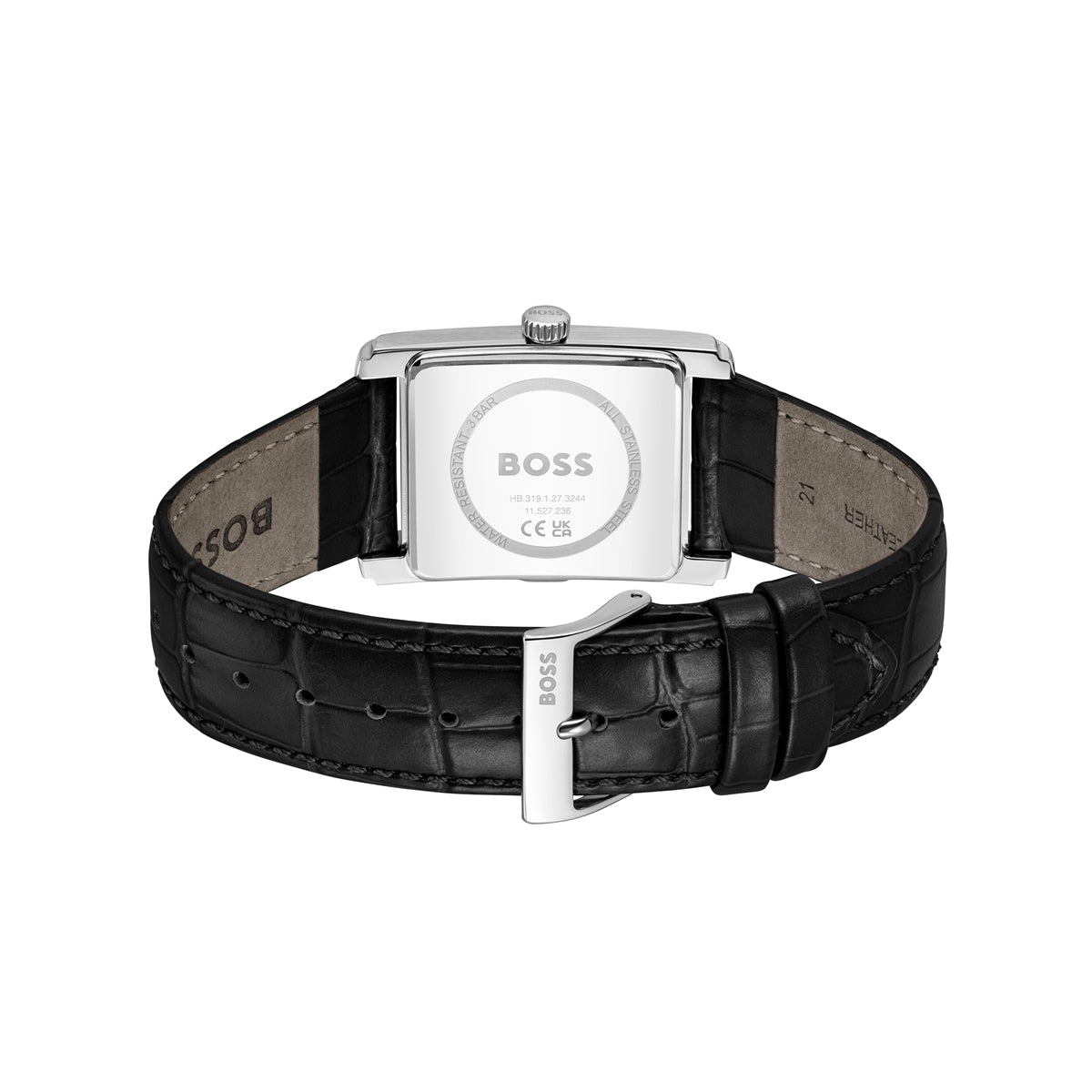 Boss Principle Dress Black Leather Watch