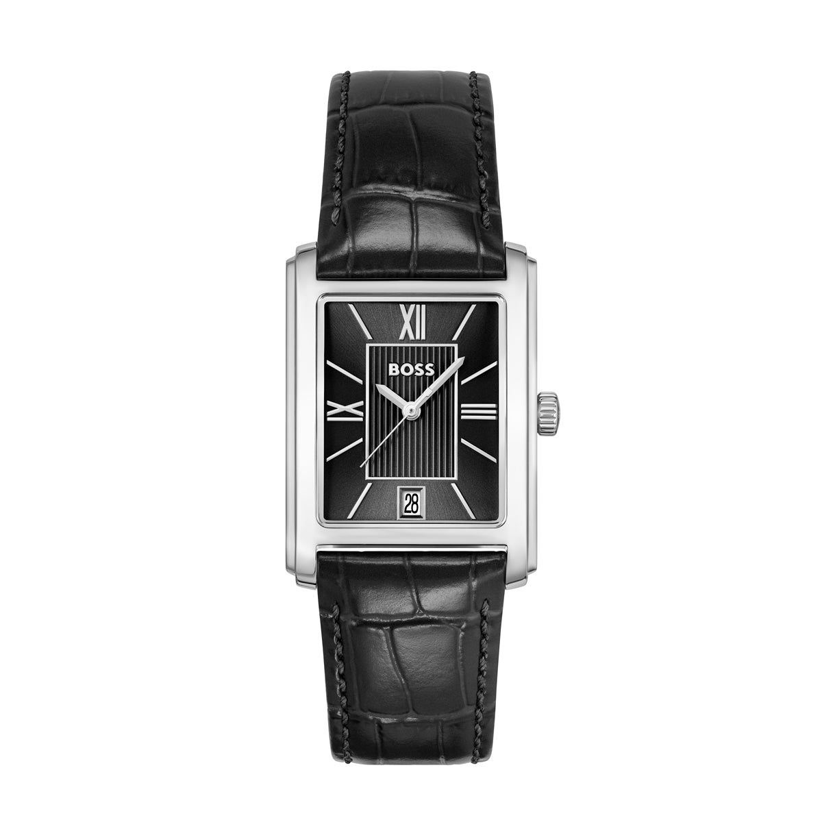 Boss Principle Dress Black Leather Watch