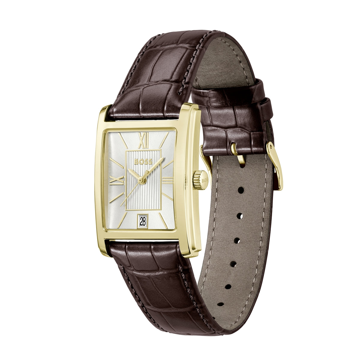 Boss Principle Dress Brown Leather Watch