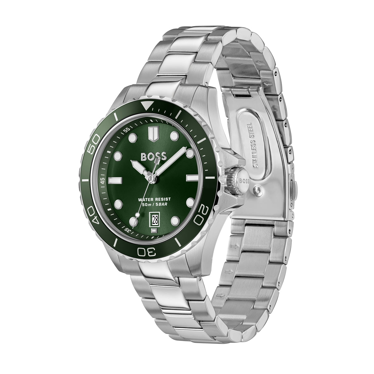Boss Troper Sport Green Dial Watch