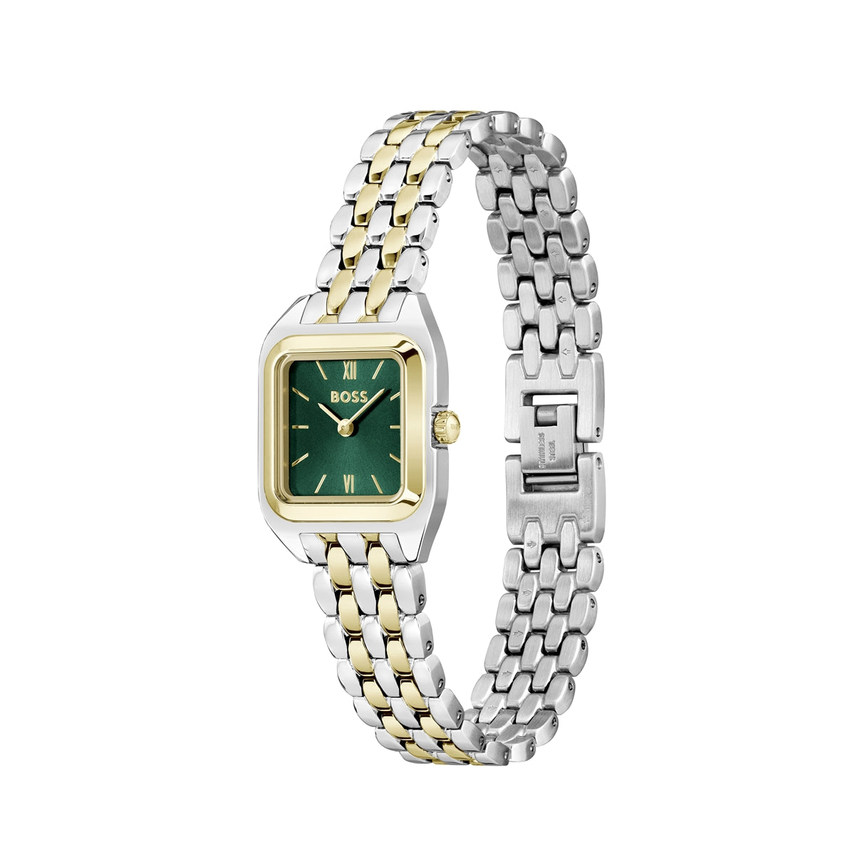 Boss Mae Petite Two-Tone Green Watch