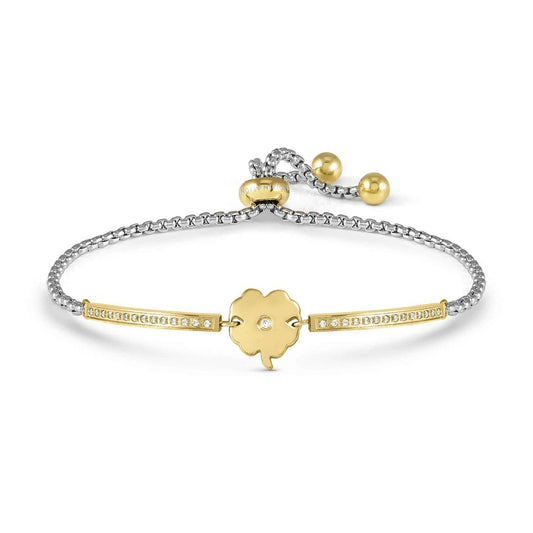 Nomination Gold Milleluci Four-Leaf Clover Bracelet