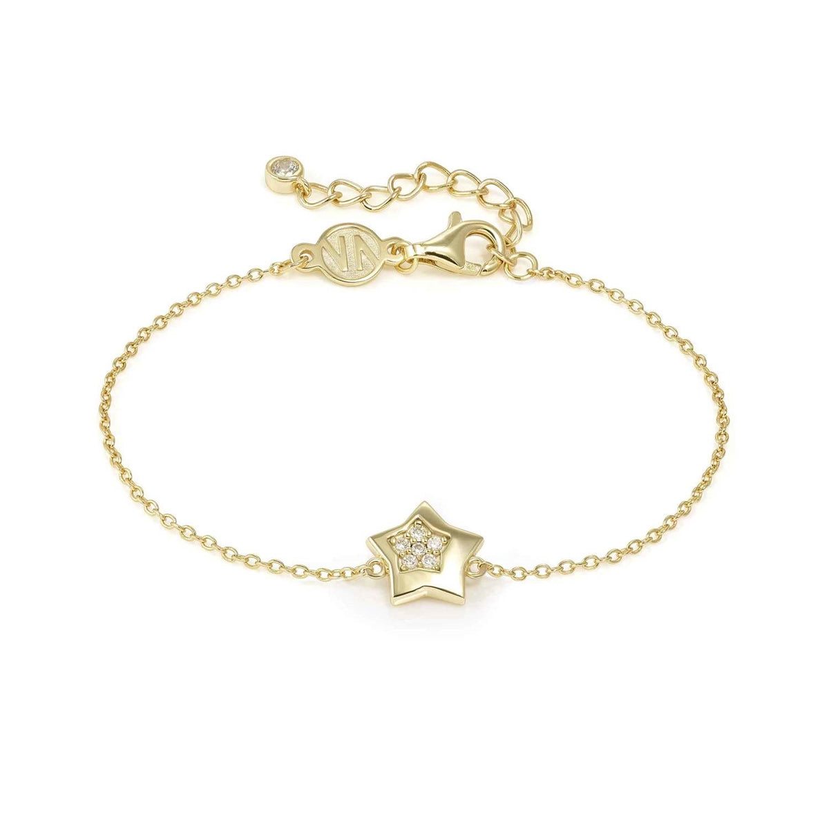 Nomination Gold Petit Sparkle Star Bracelet