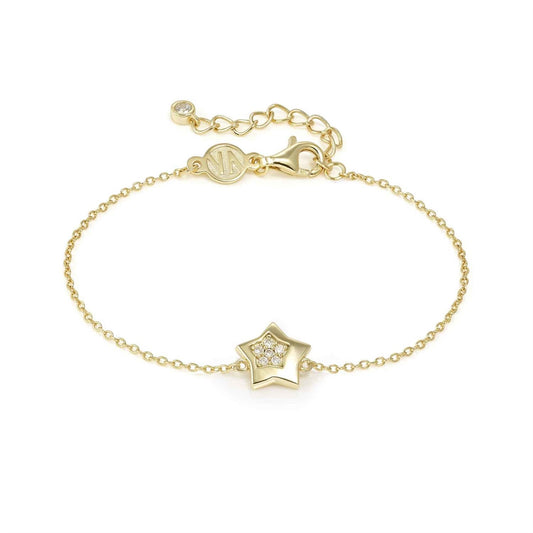 Nomination Gold Petit Sparkle Star Bracelet