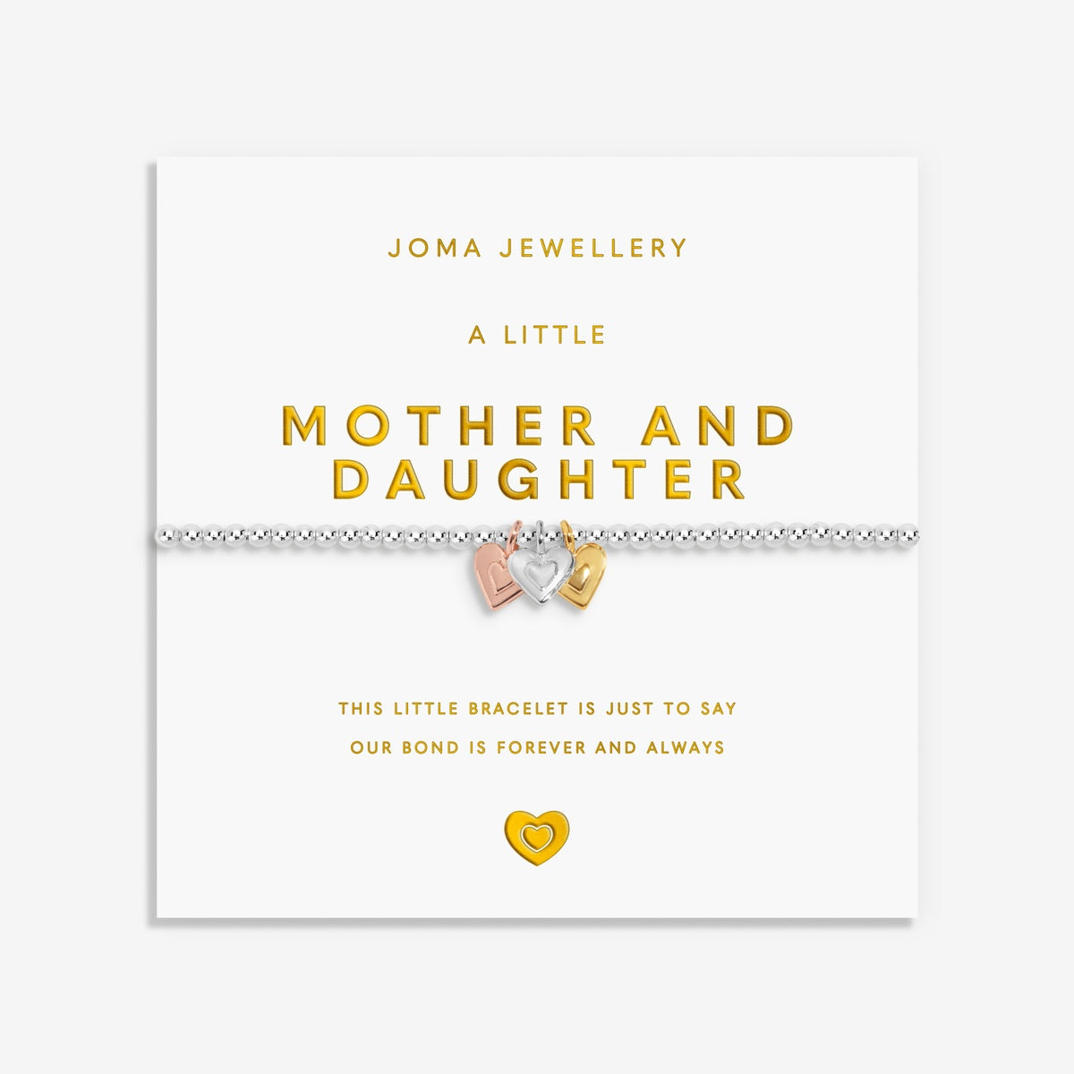 Joma A Little Mother And Daughter Hearts Bracelet