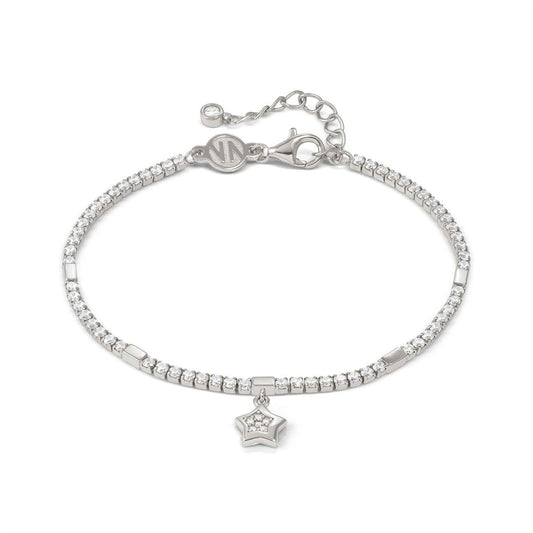 Nomination Silver Petit Sparkle Star Tennis Bracelet