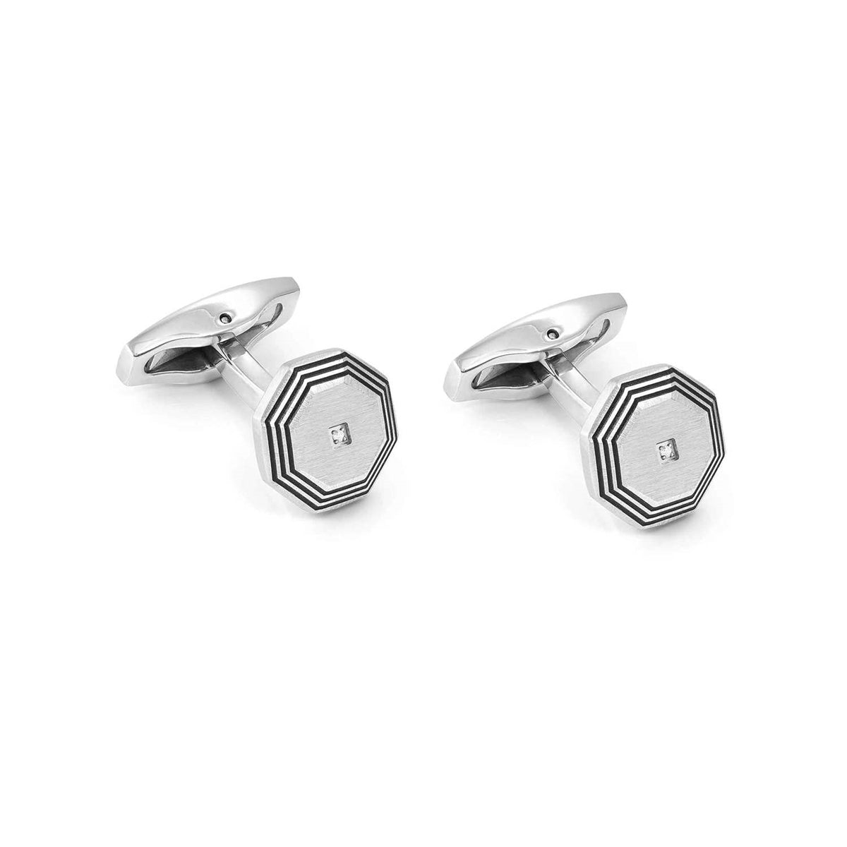 Nomination Strong Diamond Octagon Cufflinks