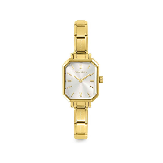 Nomination Gold Paris Rectangular Silver Dial Watch