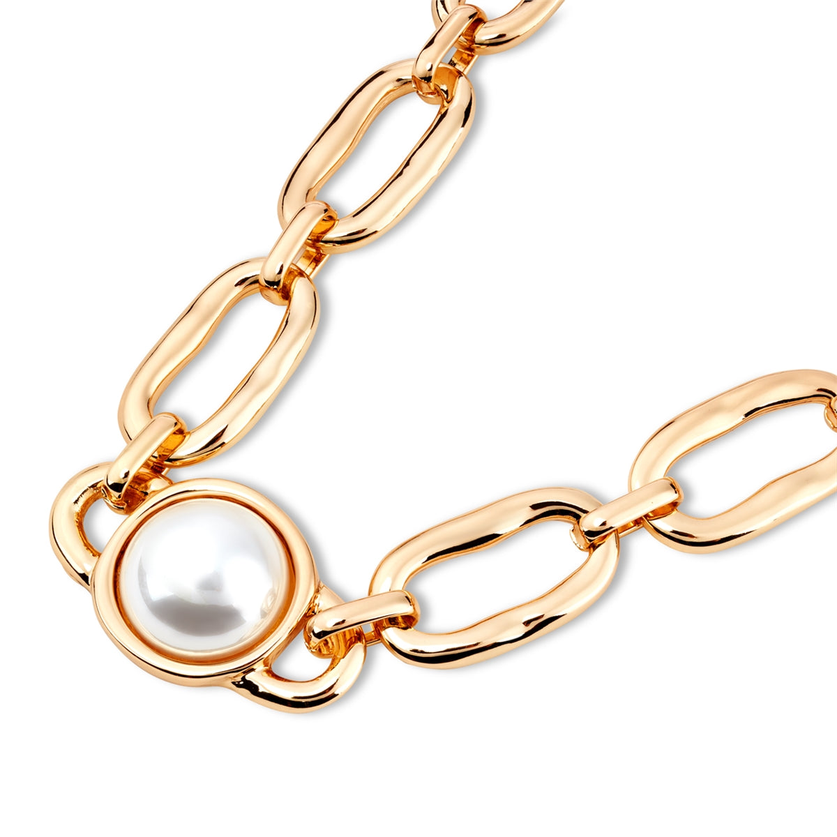 August Woods Gold Statement Centre Pearl Necklace