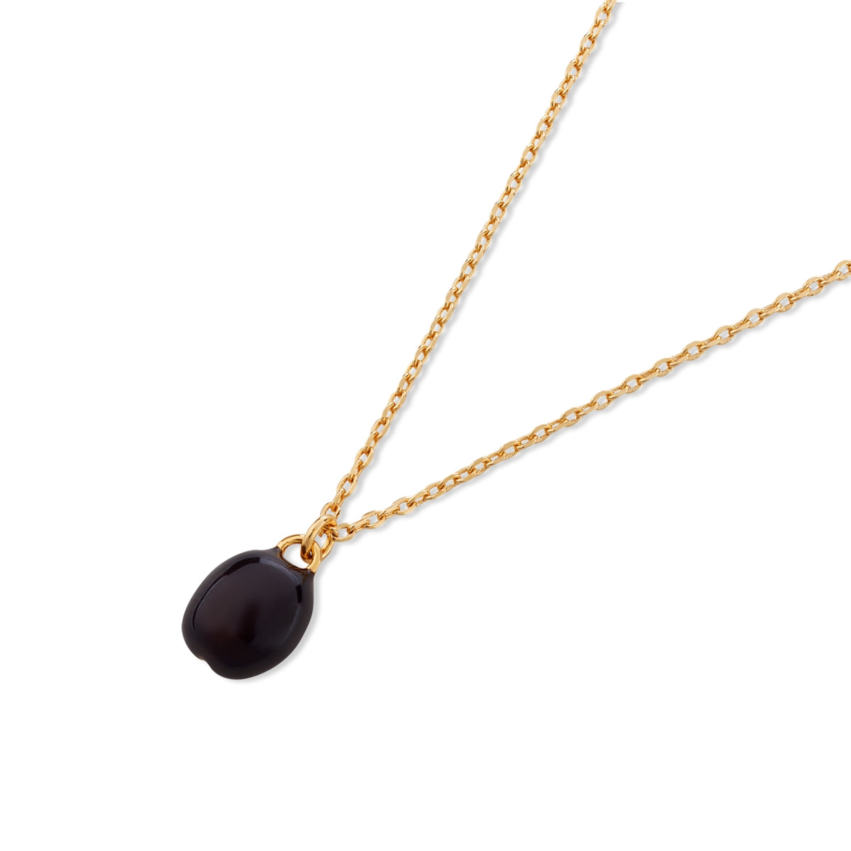 August Woods Gold Coffee Bean Necklace