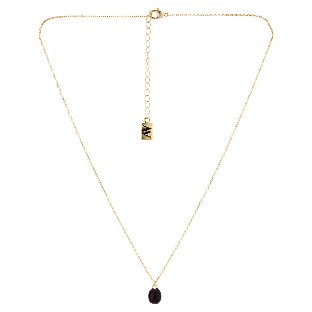 August Woods Gold Coffee Bean Necklace
