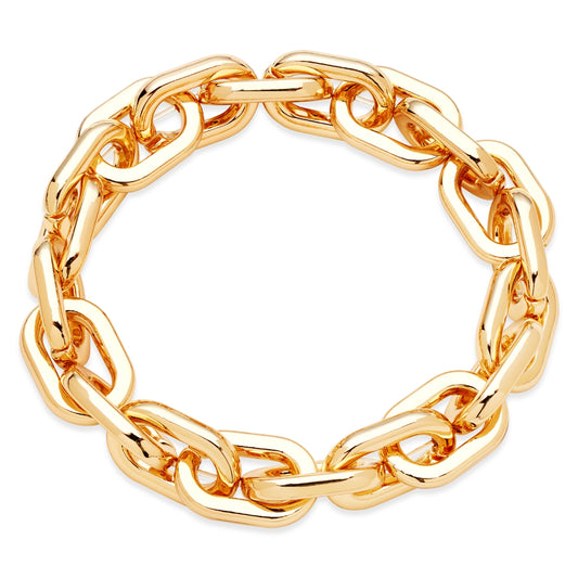 August Woods Gold Stretch Chain Bracelet