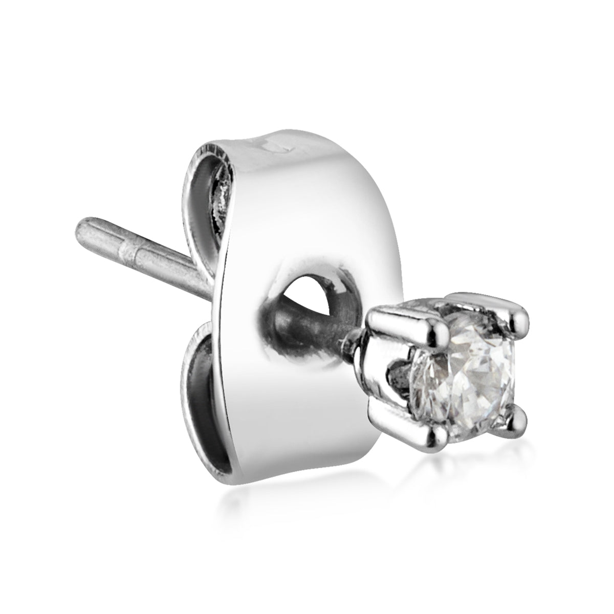 August Woods Silver Petite Pavé 3 Stud Earring Set