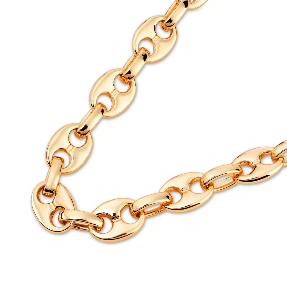 August Woods Gold Marine Link Chain Necklace