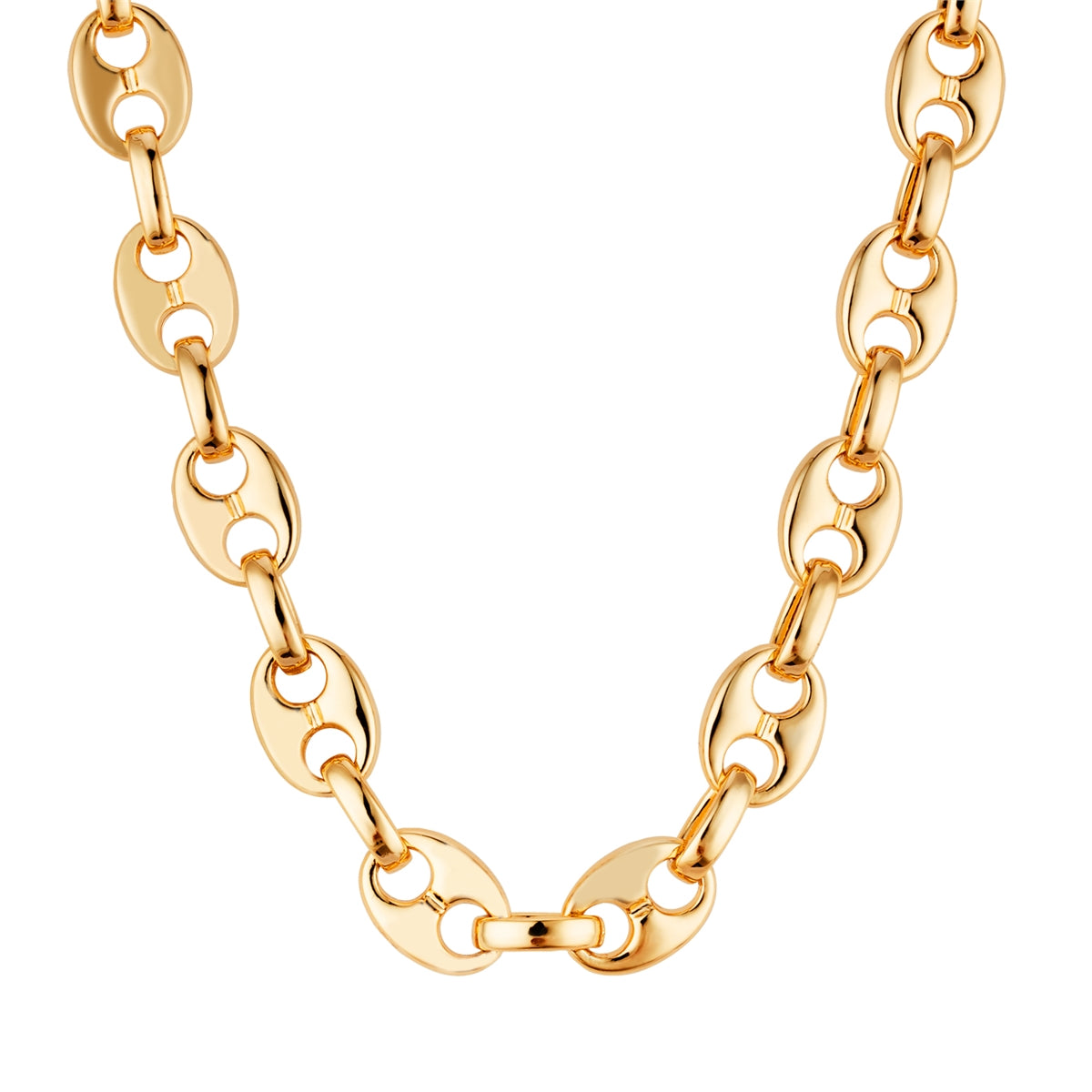 August Woods Gold Marine Link Chain Necklace