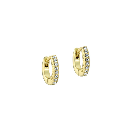 Ted Baker Gold Hettie Crystal Hoops 10mm