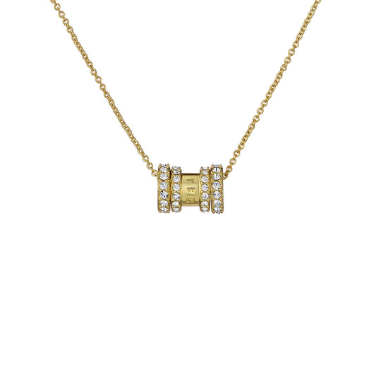 Ted Baker Gold Romie Crystal Roll Necklace