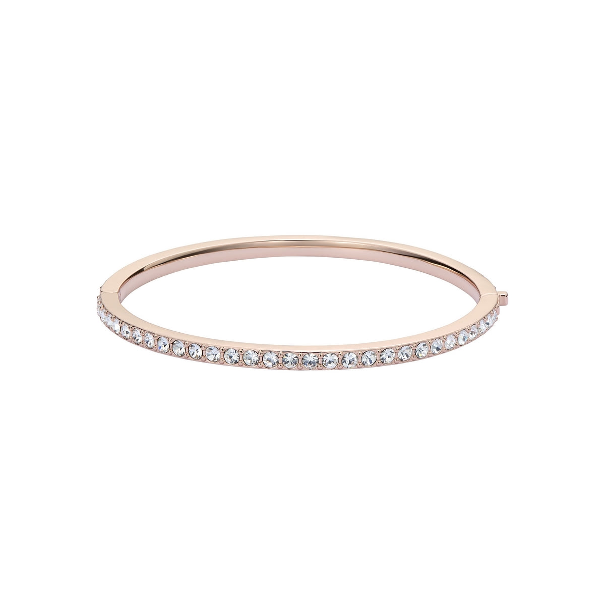 Ted Baker Rose Gold Claudia Pavé Hinged Bangle