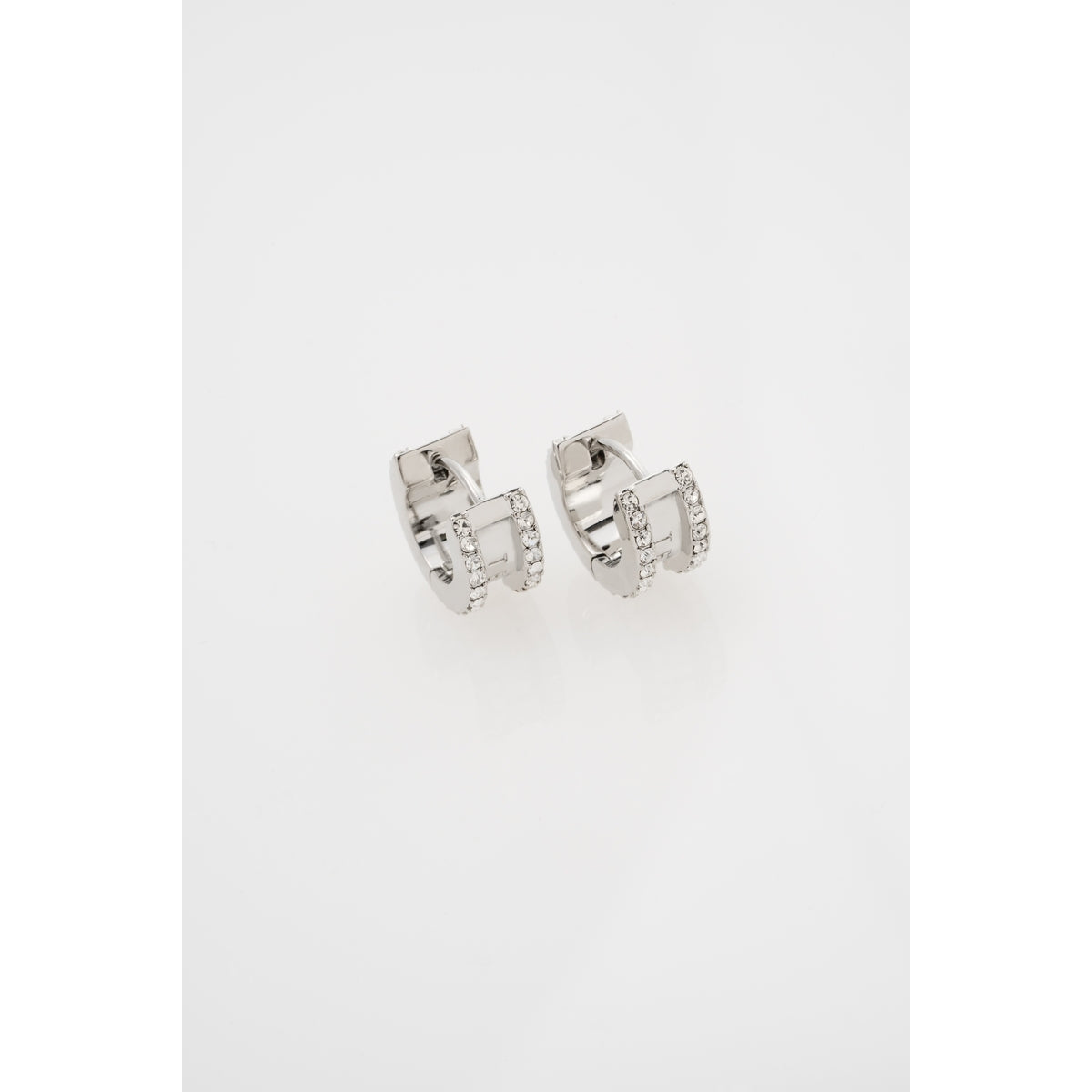 Ted Baker Silver Rosie Crystal Roll Huggies