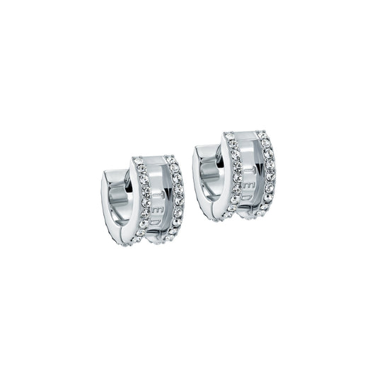 Ted Baker Silver Rosie Crystal Roll Huggies
