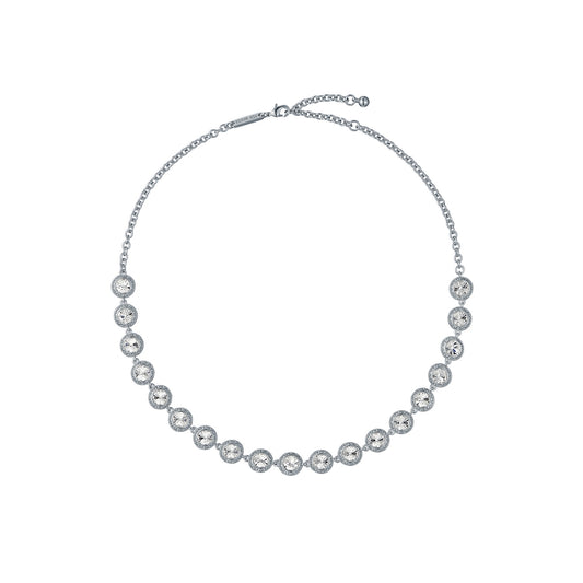 Ted Baker Silver Solanna Soli Sparkle Multi Halo Necklace