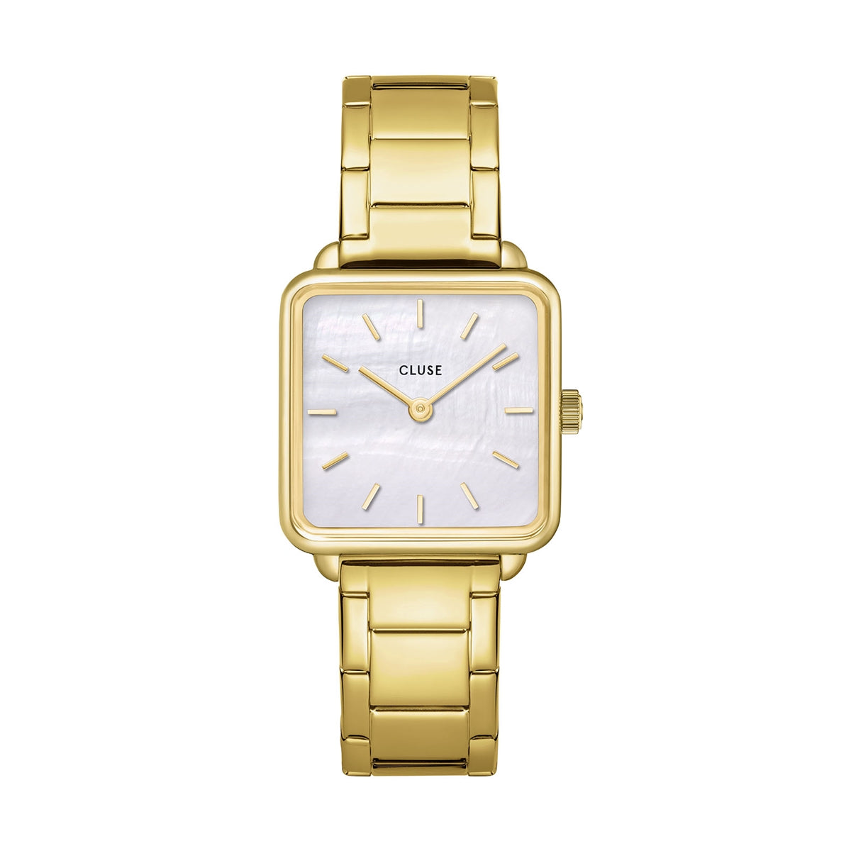 CLUSE Gold Tetragone Mother of Pearl Bracelet Giftbox