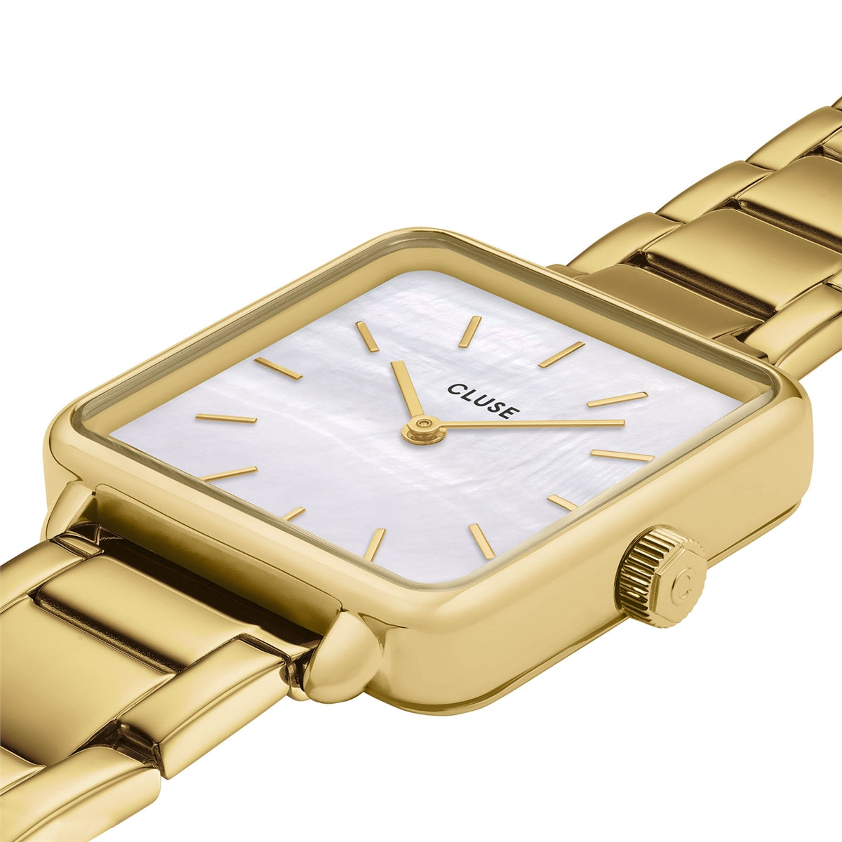 CLUSE Gold Tetragone Mother of Pearl Bracelet Giftbox