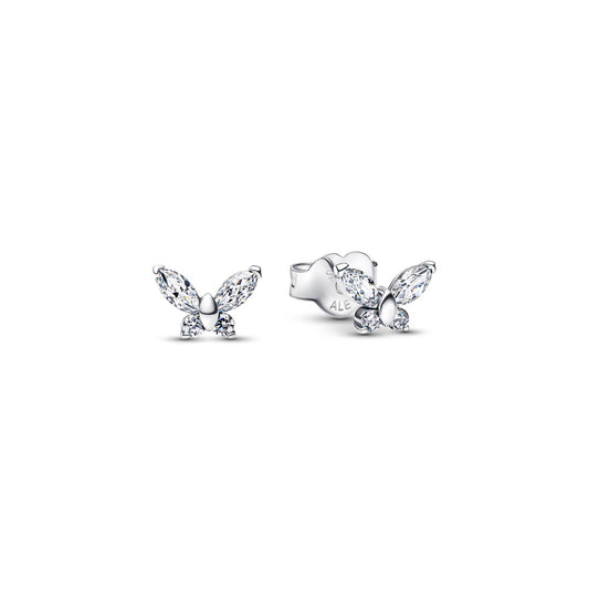 Pandora Silver Butterfly Stud Earrings
