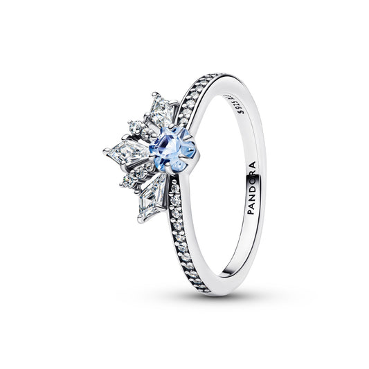 Pandora Silver Disney Frozen Queen Elsa Tiara Ring