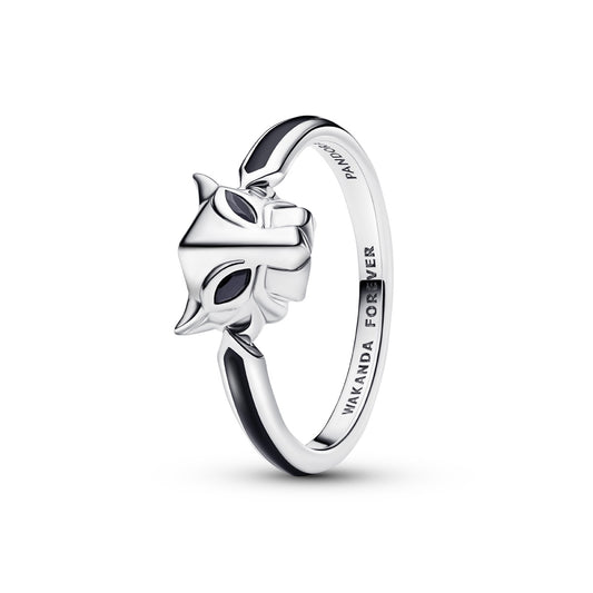 Pandora Silver Marvel Black Panther Ring