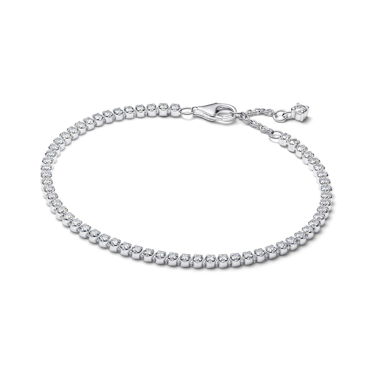 Pandora Silver Sparkling Tennis Bracelet