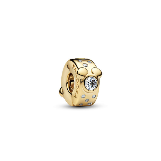 Pandora Gold Disney Mickey & Minnie Mouse Clip Charm